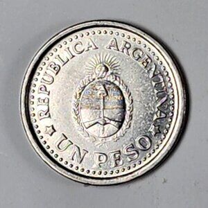Republic Argentina Un Peso 25 De Mayo 1810 - 1960 Perfect Condition